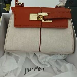 JW PEI Tan and Cream Women's Bag
